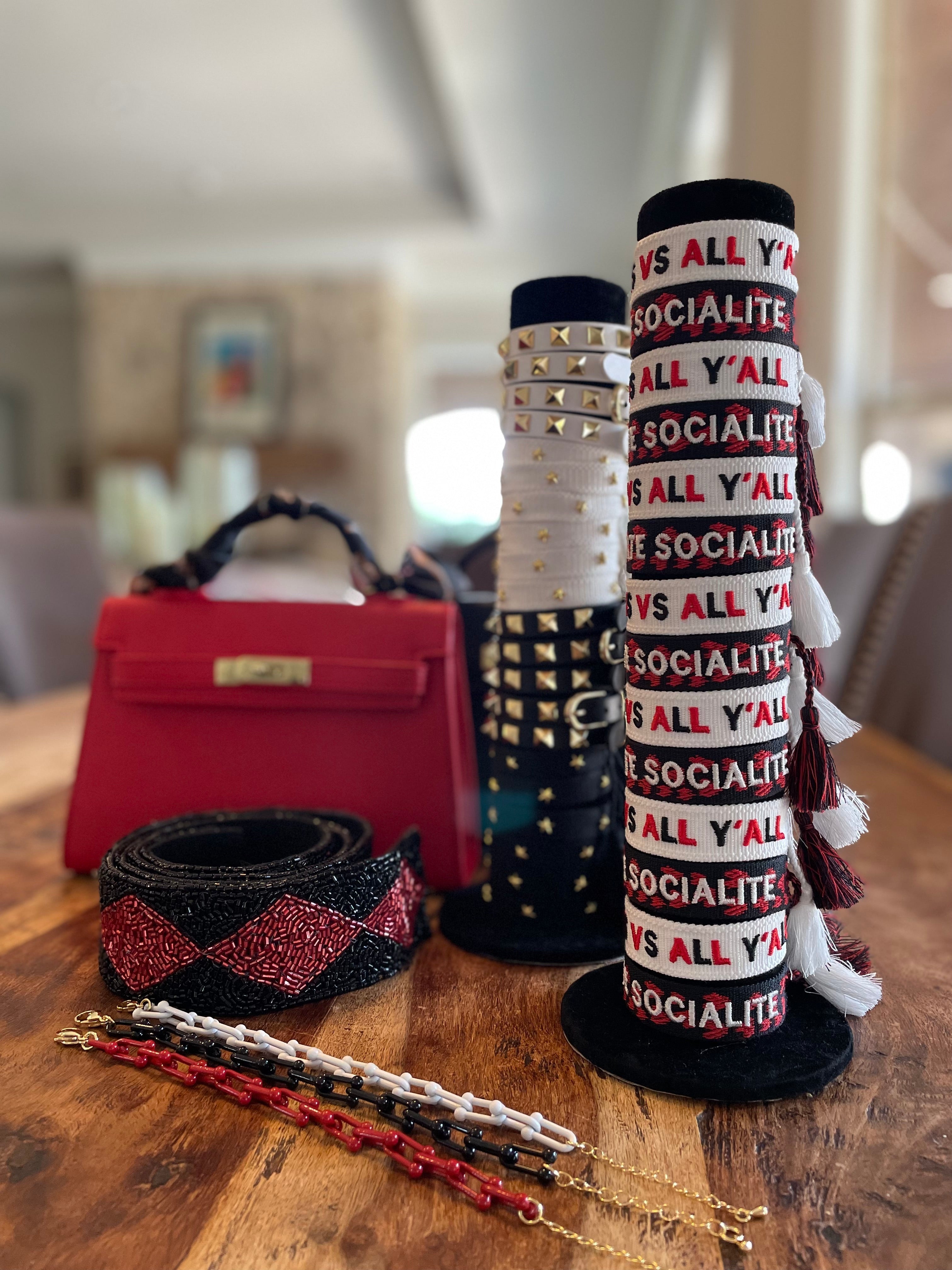 Athens Vs All Y'All Team Tassel Bracelet